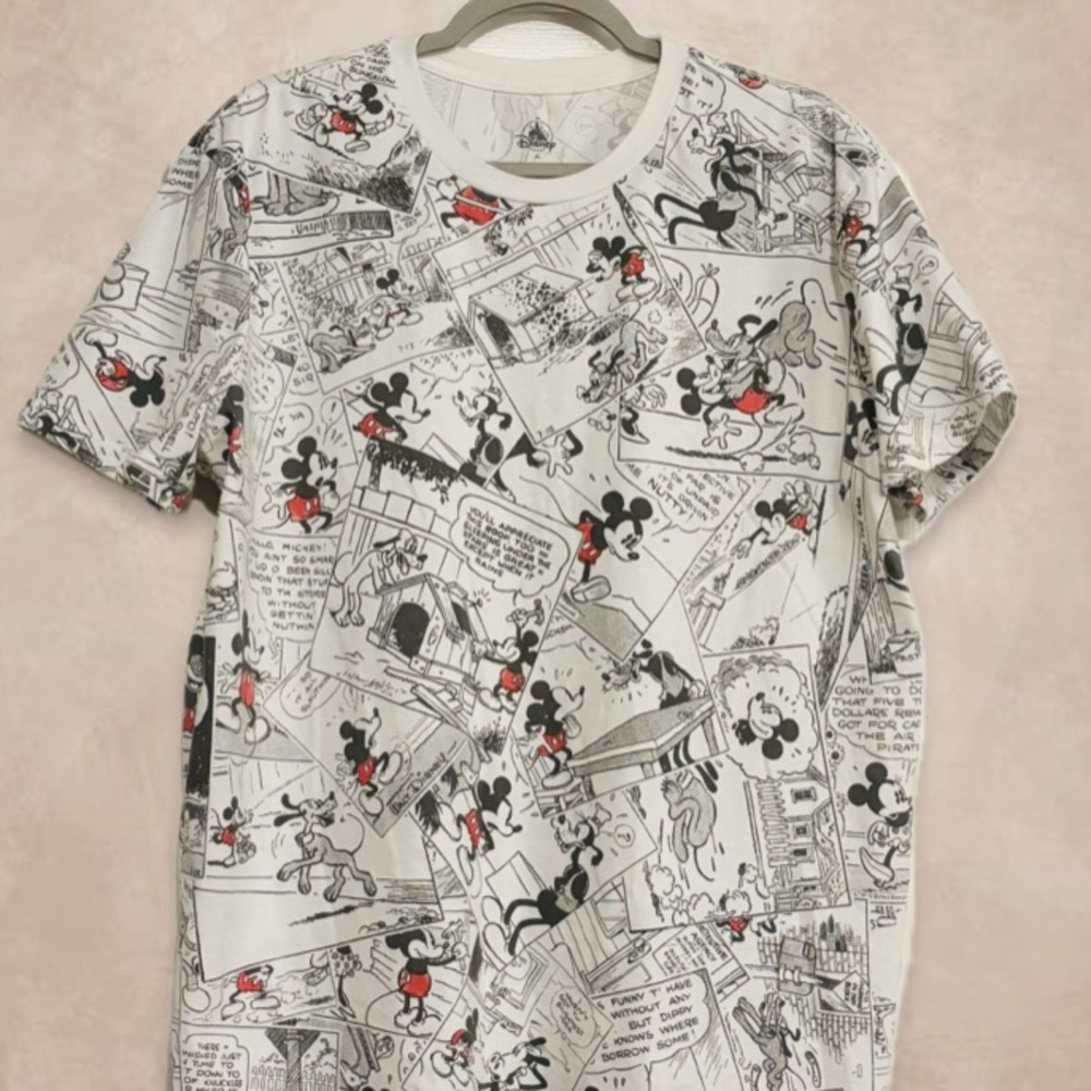Disney Mickey Mouse Comic Panel Men's Tee